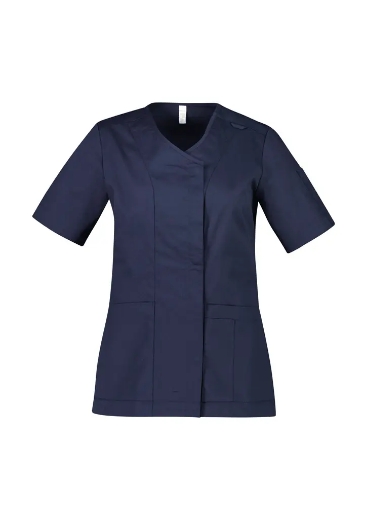 Picture of Biz Care, Parks Womens Zip Front Scrub Top